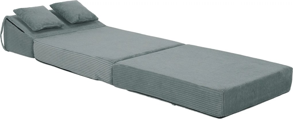 Saltea pliabilă/fotoliu extensibil, 2 in 1, mentolat, PELOS