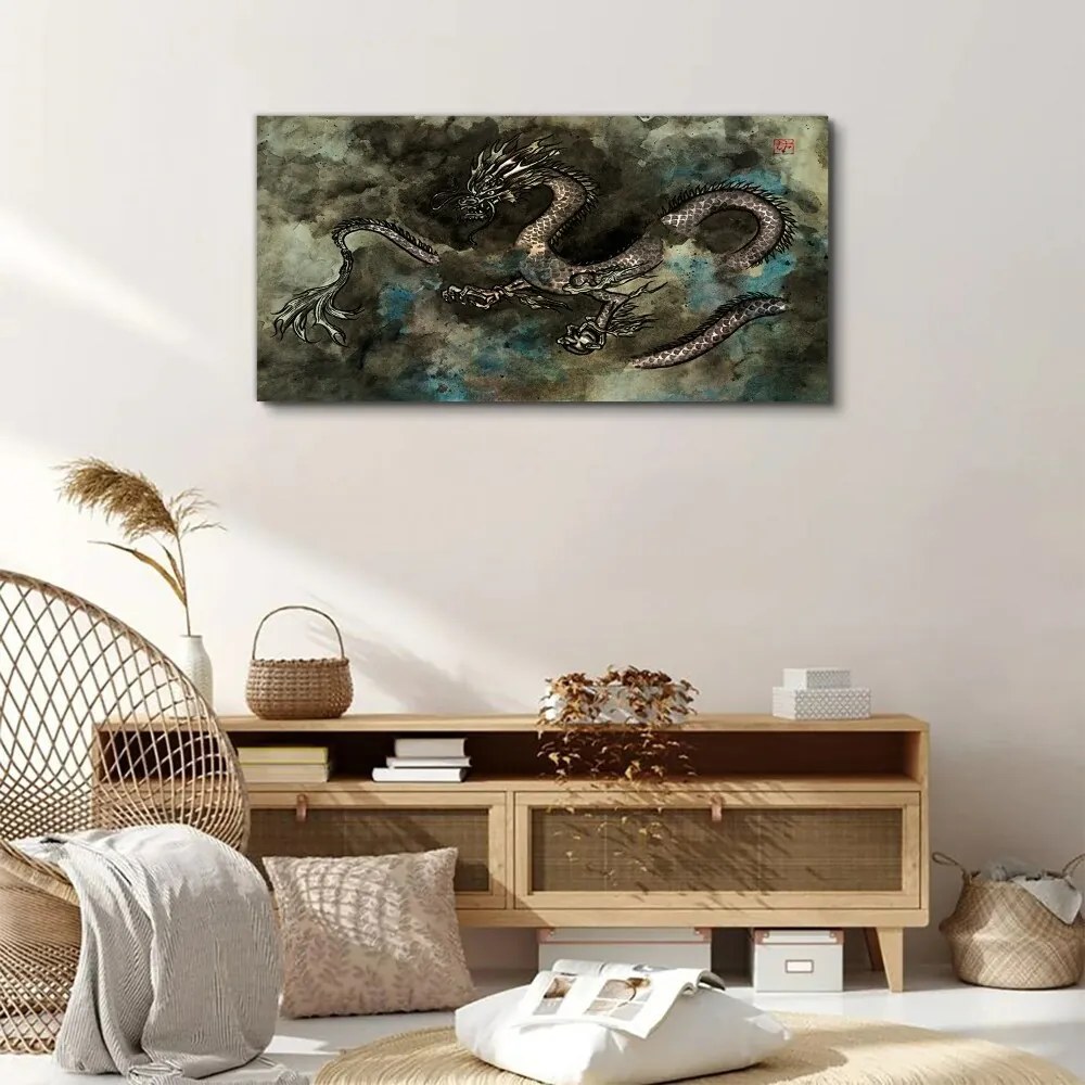 Tablou canvas dragon fantezie asiatic
