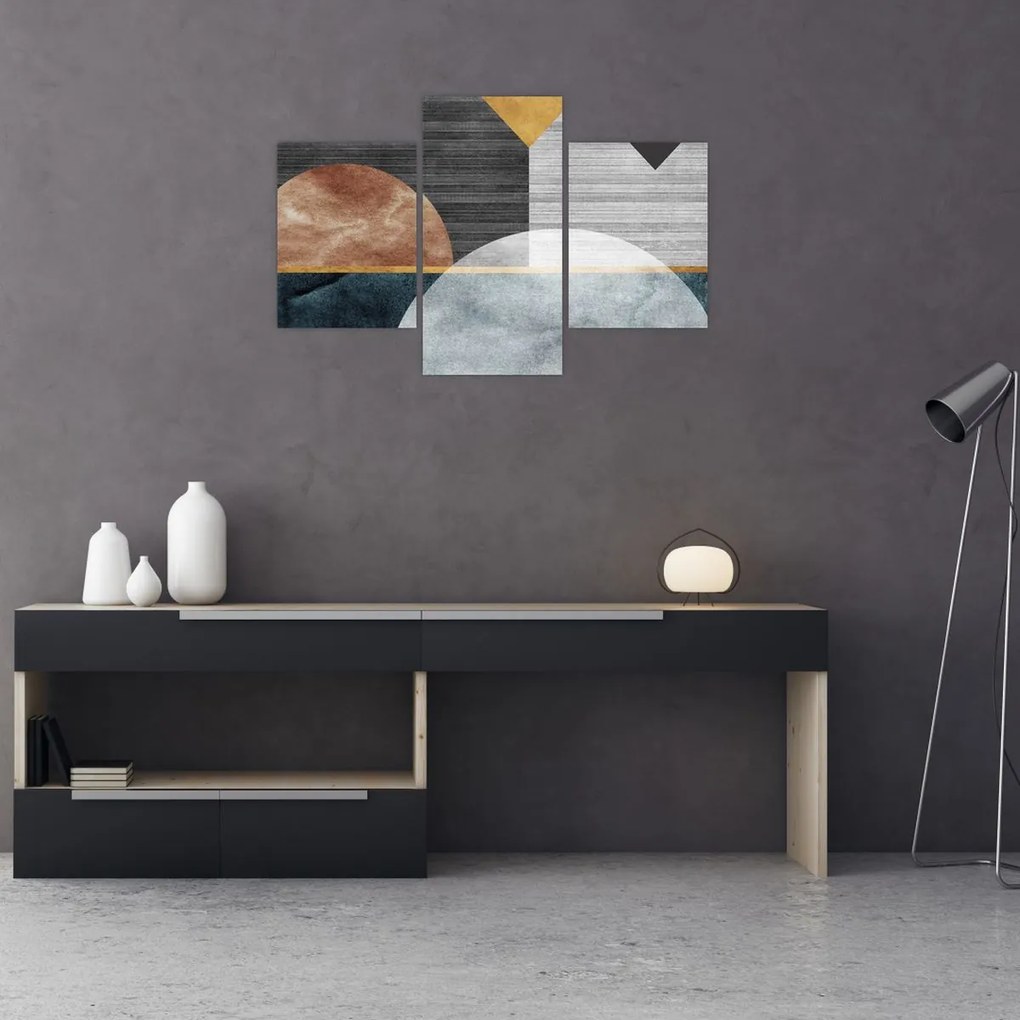 Tablou - Forme și texturi (90x60 cm)