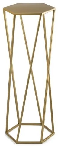 Suport pentru flori 70x24 cm, culoare aurie