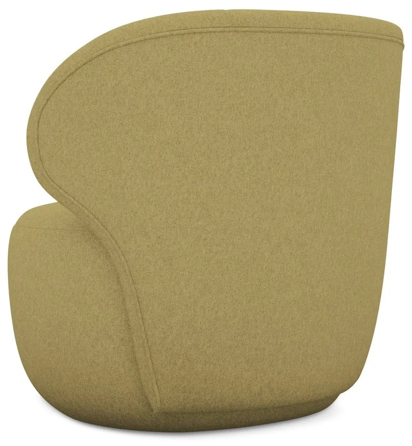 Fotoliu galben muștar Kama – Makamii