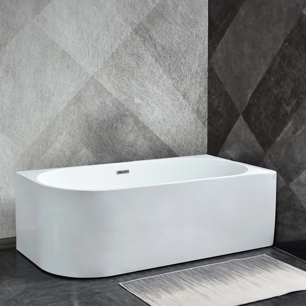 Cadă de baie independentă Pike 170x80x58 cm dreapta