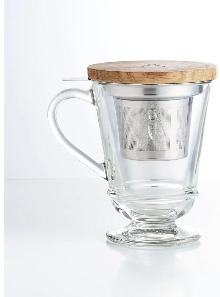 Cană cu filtru din sticlă 270 ml Abeille – La Rochére