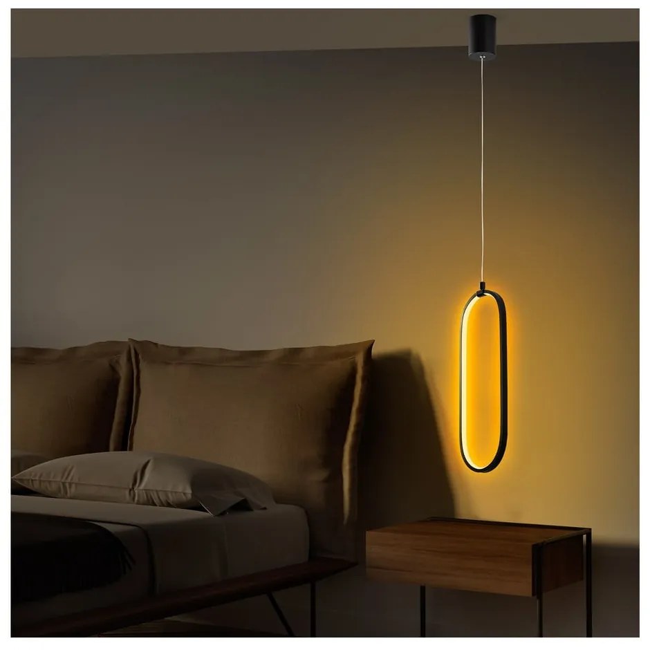 Lustră neagră LED Can – Opviq lights