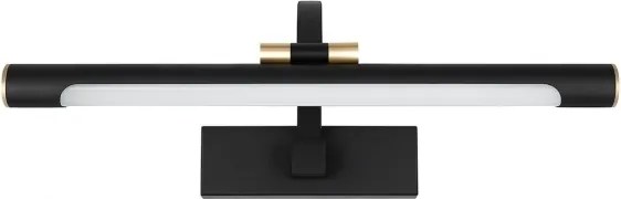 Aplica LED pentru oglindă de baie VINCI, 15W, 230V, 60 cm, IP44, neagră