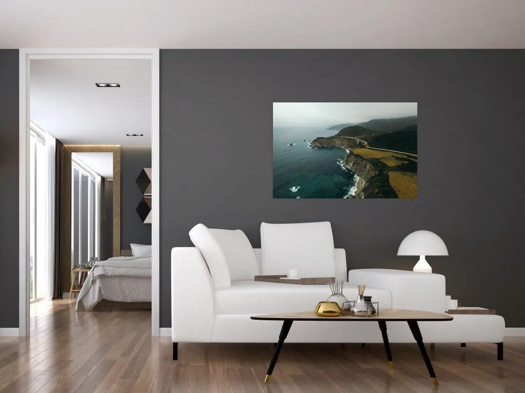 Tablou - Stânci în ocean (90x60 cm)