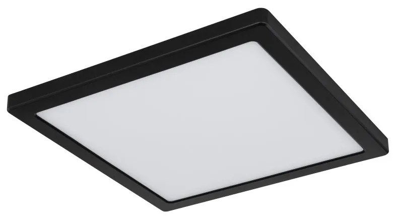 Plafoniera LED design modern LASSE negru 29,1x29,1cm