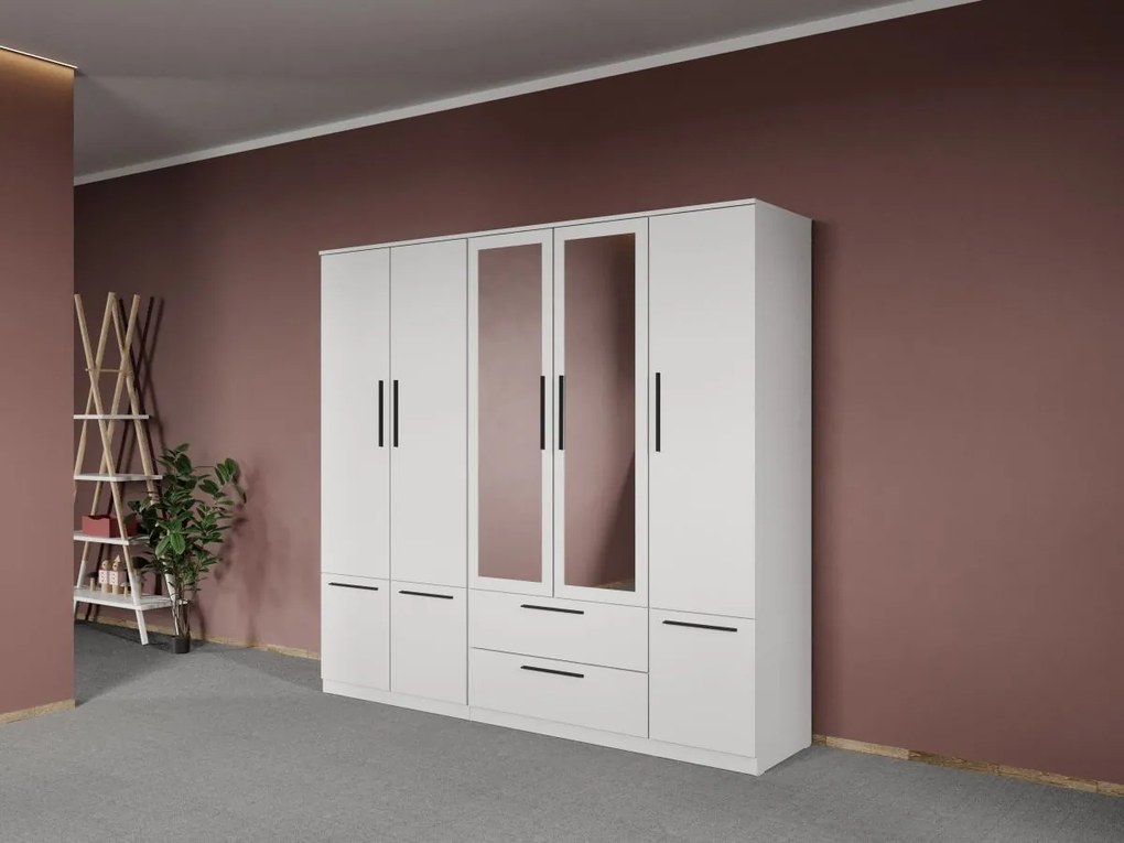 Set mobila dormitor complet Alb Levi C11