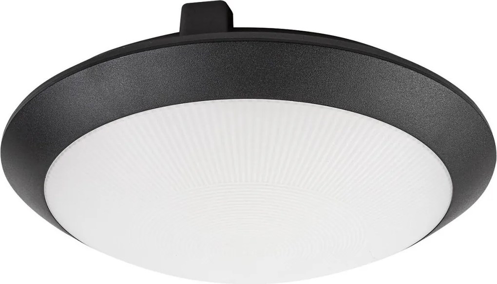 Rabalux 77234 - Ven plafonieră WELRO 1xE27/9W/230V IP65 Ø 30 cm neagră