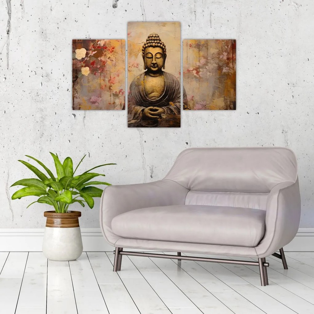 Tablou - Buddha, pictură (90x60 cm)