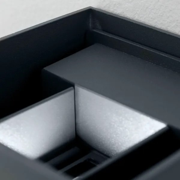 Aplică LED de exterior Orion AL 11-1192 CUBE 2xLED/3W/230V IP54 antracit