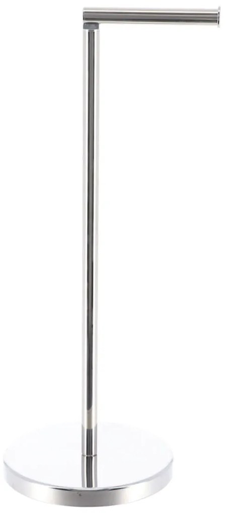 Suport de baie pentru hârtie cu loc pentru role suplimentare, înălțime 55 cm