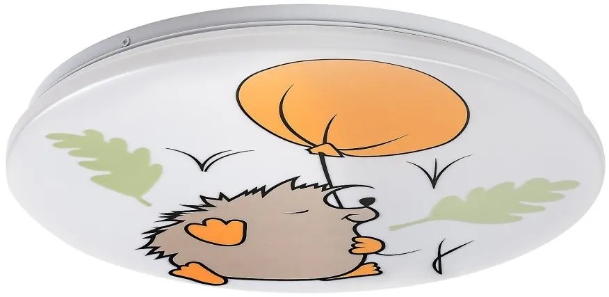 Aplica camera copii motiv arici si balon Hedgy LED