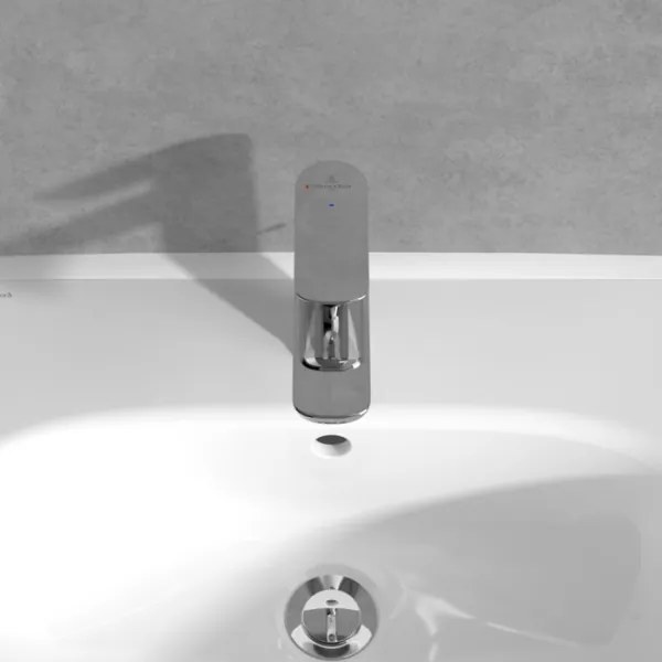 Villeroy & Boch TVW10400400161 - Baterie pentru lavoar O.NOVO, 15,5 cm, crom lucios