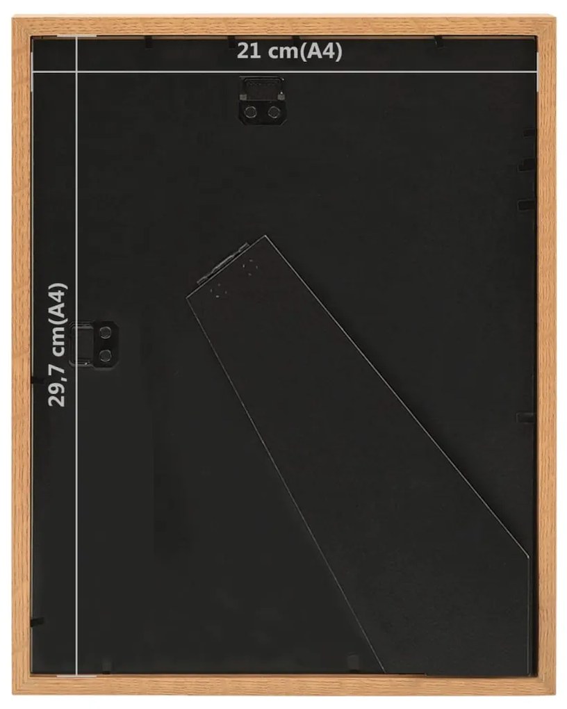 Rame foto 3D, 5 buc., stejar 21x29,7 cm pentru foto de 15x20 cm 5, Stejar, 21 x 29.7 cm