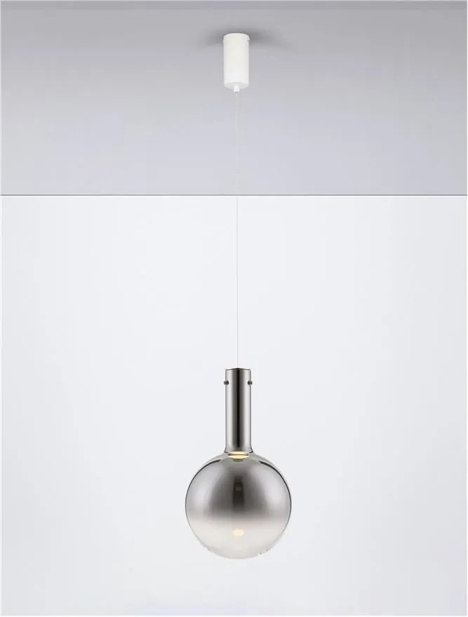 Pendul, Lustra design modern Entero fumuriu