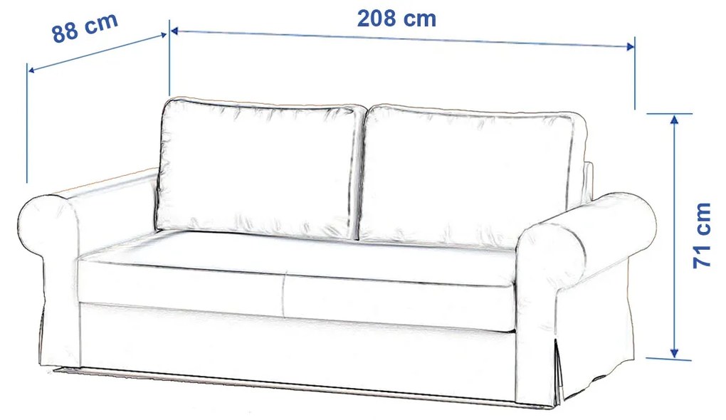 Husa canapea extensibila Backabro 3-locuri