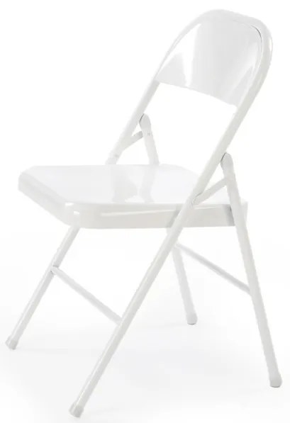 Scaun pliabil K565 alb H75 cm