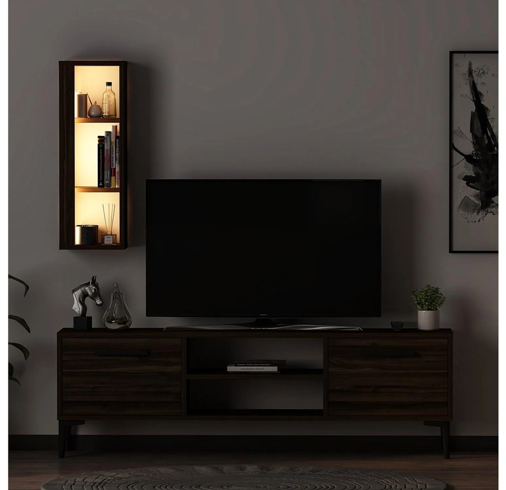 Mobilier living Kuvuni 1 (Nuc) (cu iluminare). 1095470