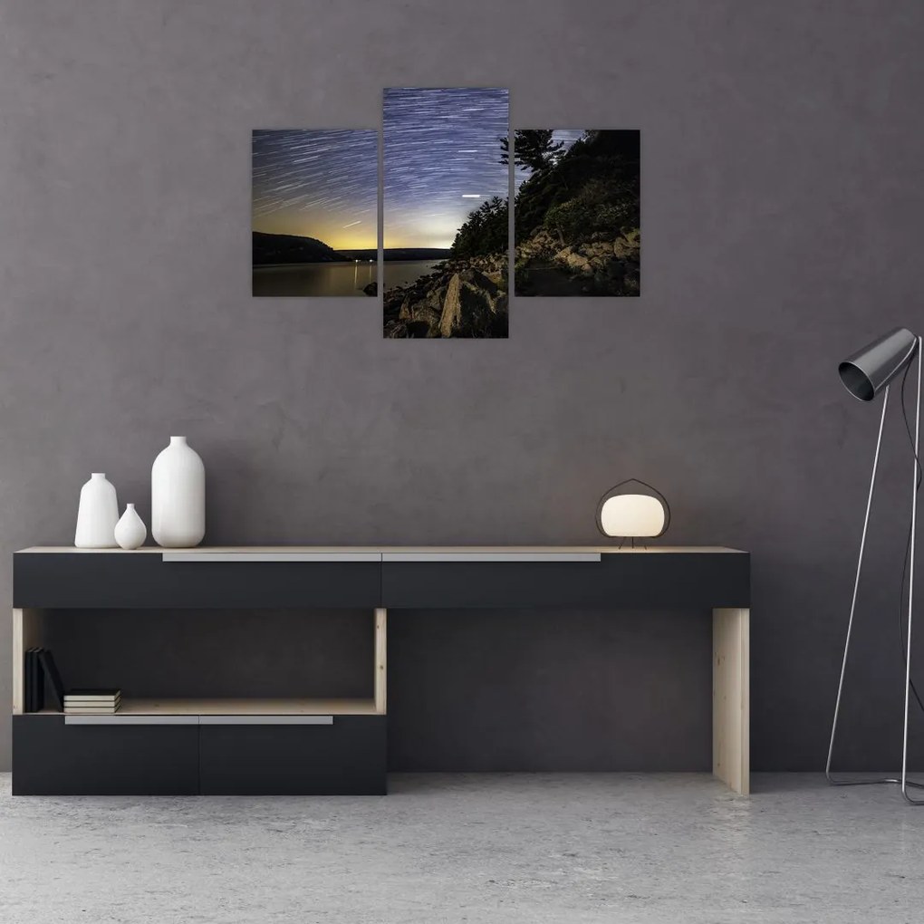 Tablou - cerul cu apus de soare (90x60 cm)