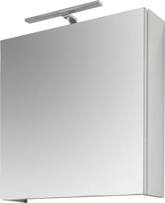 Dulap cu oglinda Sanotechnik 2180, 1 usa, iluminare LED, 60x60 cm, alb, IP 44
