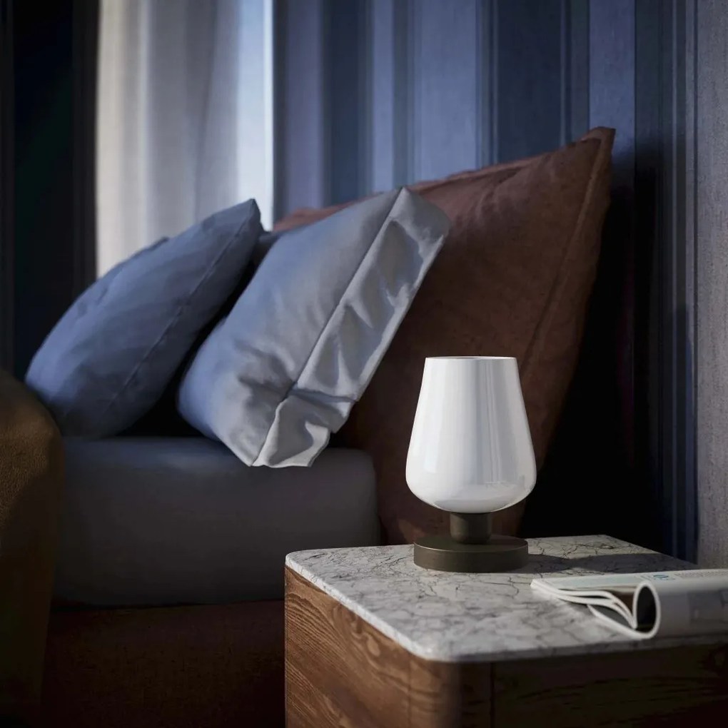 Veioza design italian din alama si sticla Talis