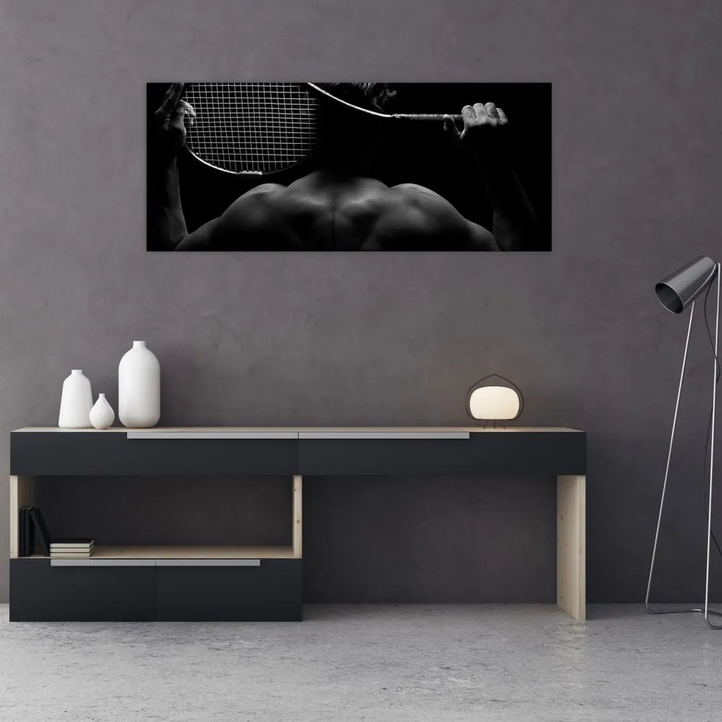 Tablou - Jucătorul de tenis (120x50 cm)