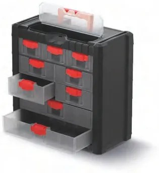 Organizator sertar 40 x 20 x 39,2 cm, negru