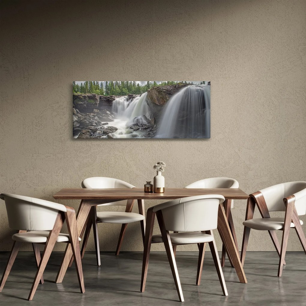 Tablou cu cascade (120x50 cm)