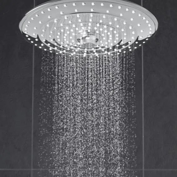 Palarie dus fix Grohe Euphoria 260, O26 cm cu brat, montaj pe perete
