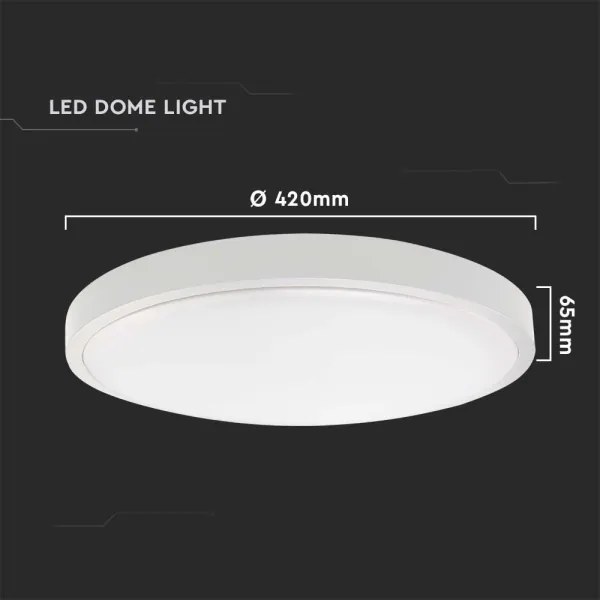 LED plafonieră exterior cu senzor LED/30W/230V 4000K IP44 alb