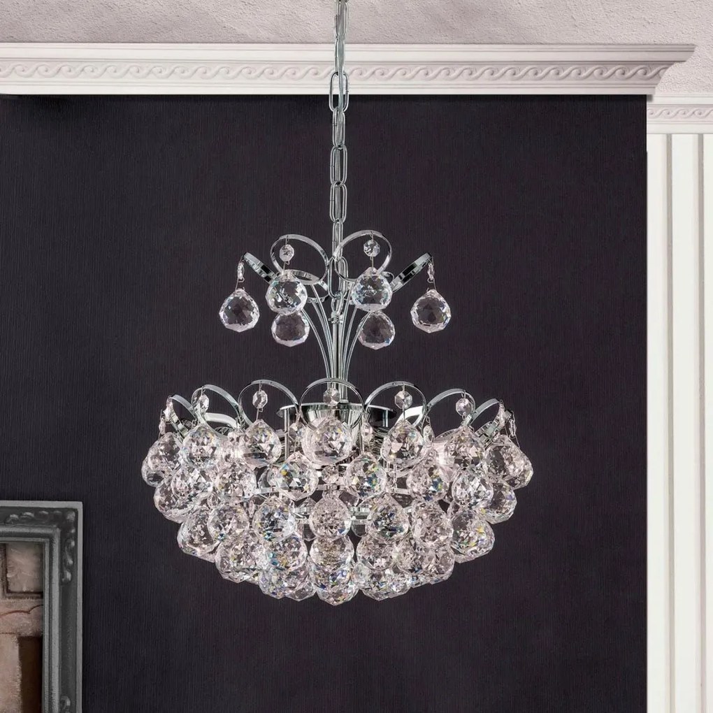 Lustra cristal Asfour, KRISTALL KLASSISCH crom 40cm