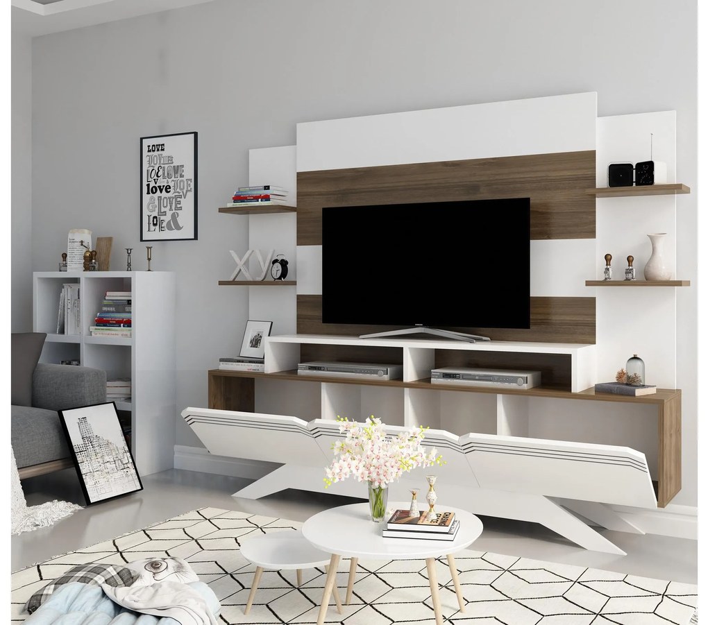 Mobilier living Dajama (Nuc + Alb) . 1102066