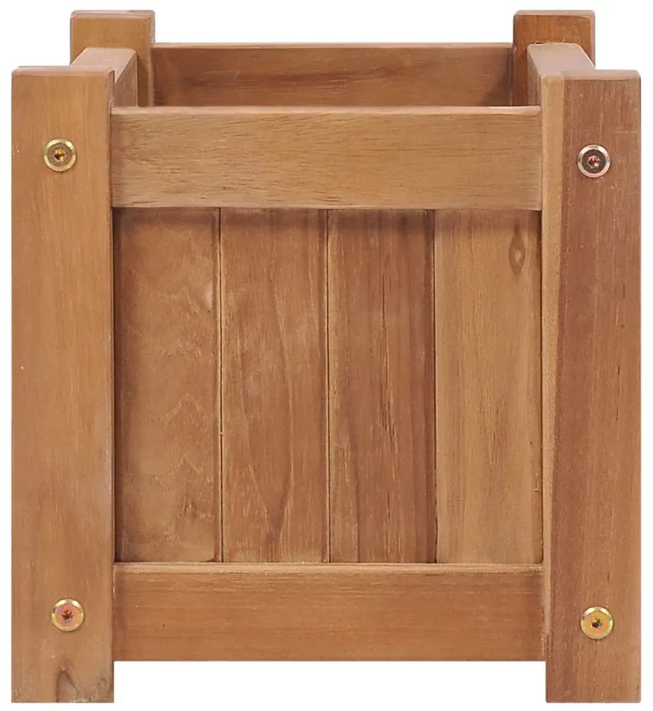 Strat inaltat, 50 x 25 x 25 cm, lemn masiv de tec 50 x 25 x 25 cm, 1, 1