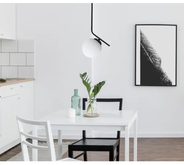 Lustră pe cablu FIRA 1xE27/60W/230V negru