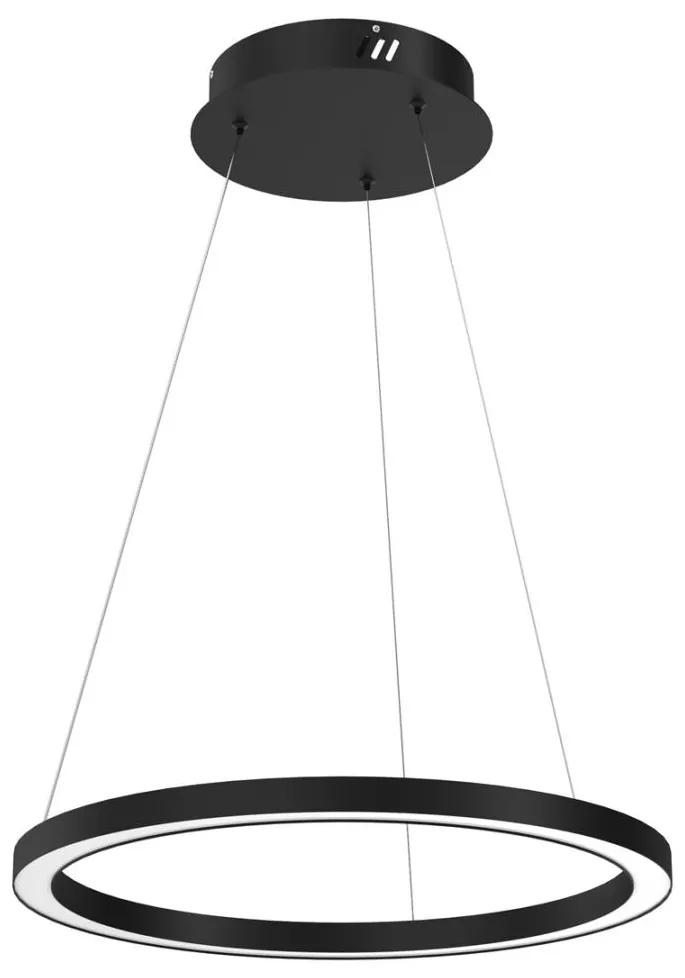 Lustră LED pe cablu GALAXIA LED/26W/230V neagră