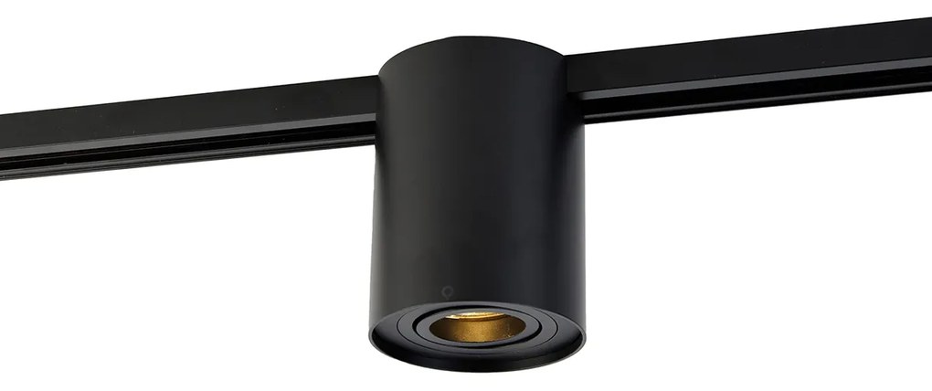 Spot de șină modern monofazat negru - Rondoo Up