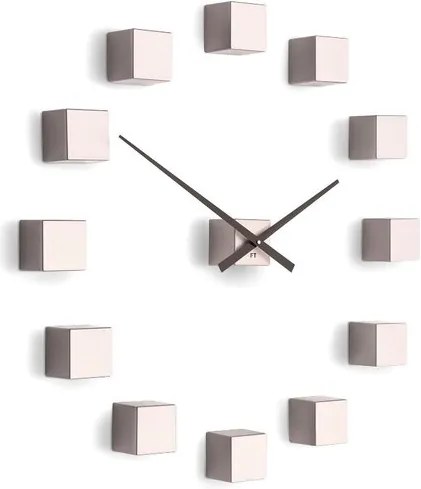 Ceas de design Future Time FT3000PI Cubic pink, autoadeziv, diam. 50 cm