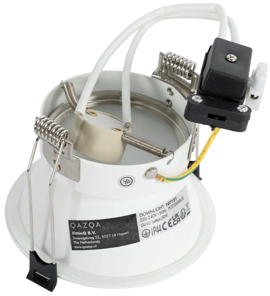 Spot încastrat inteligent alb IP44 incl. Wifi GU10 70mm - Dept