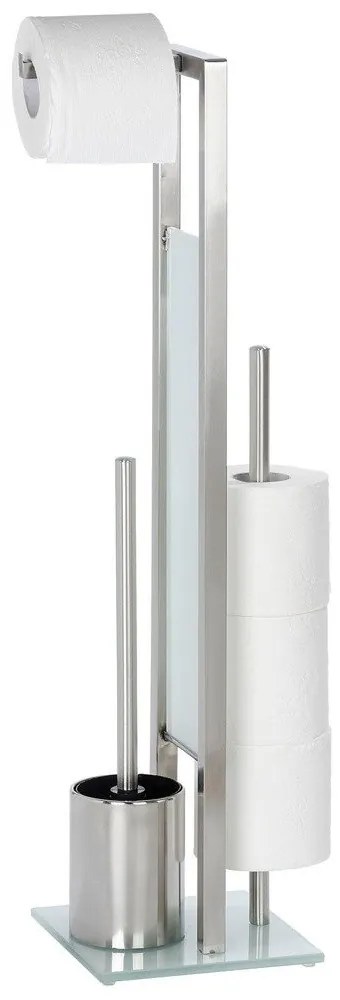 Perie WC cu suport hartie igienica RIVALTA, 3 în 1, 70x23x18, WENKO