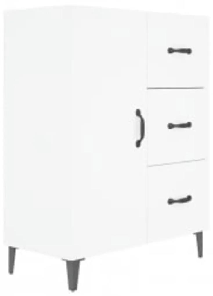 Dulap inalt, alb, 69,5x34x180 cm, lemn compozit 1, Alb