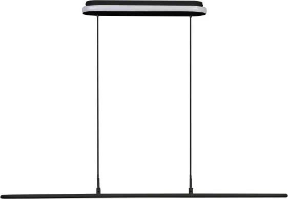 Osram-LED Lustră dimabilă suspendată pe cablu OFFICE LINE LED/57W/230V 4000K 100 cm neagră