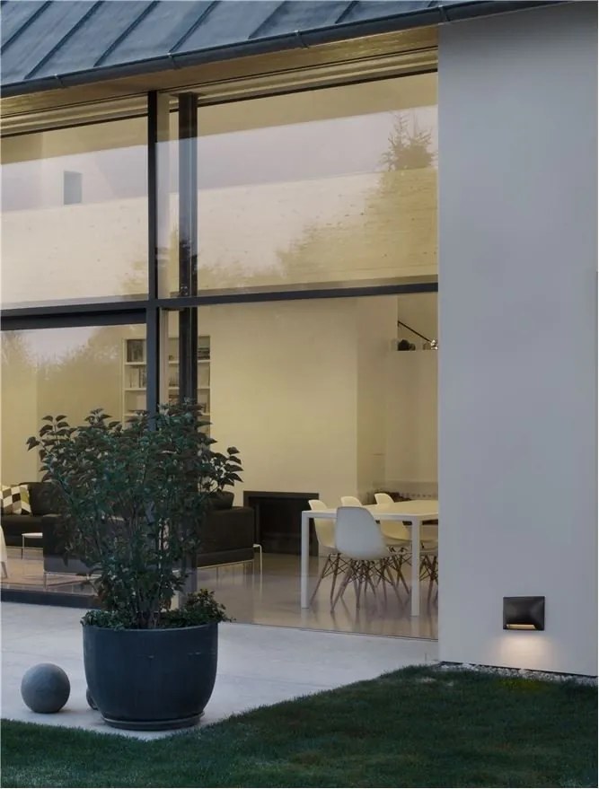 Spot LED aplicat iluminat scari exterior Sub negru IP65