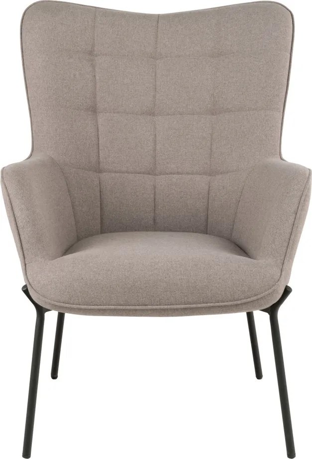 Fotoliu Glasgow, piatră, picioare negre