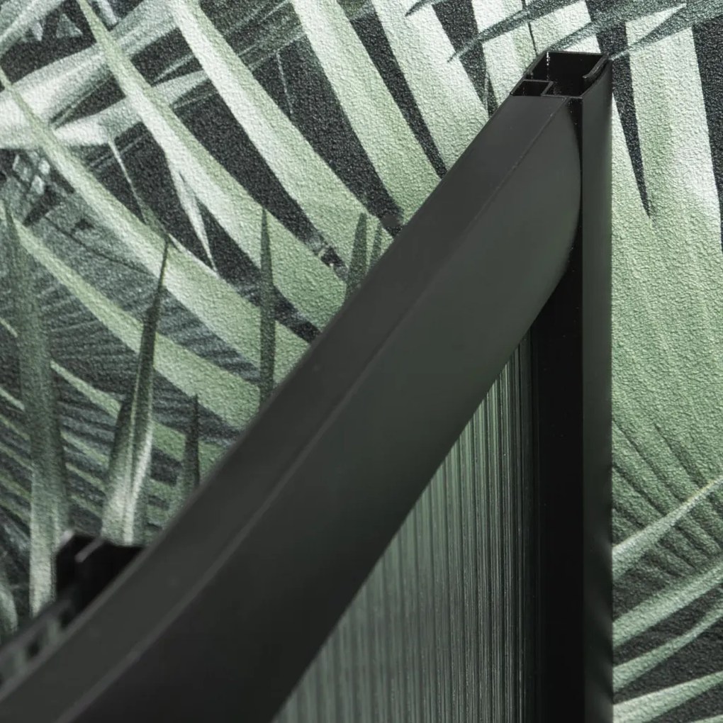 Soho Black 90 cabină de duș curbată cu tavă de duș Alan