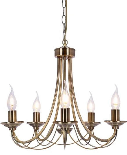 Lustră pe lanț MUZA 5xE14/40W/230V