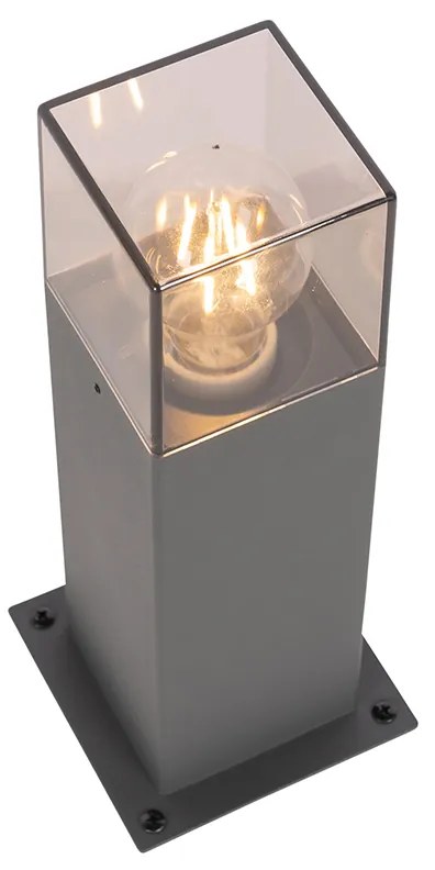 Lampă de podea modernă pentru exterior 30 cm gri închis IP44 - Denmark