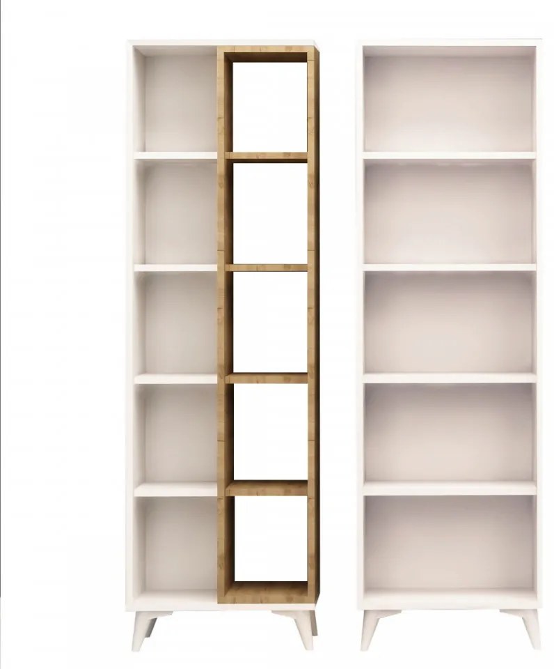 Biblioteca Potenza, Stejar / Alb