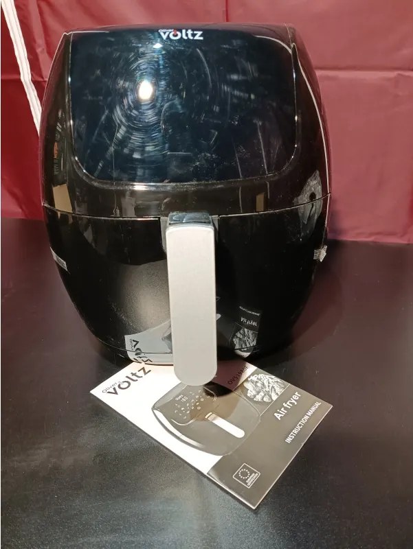 La mâna a doua: Friteuza cu aer cald Oliver Voltz OV51980F, 1800W, 7.7 L, 8 programe, Timer, Negru
