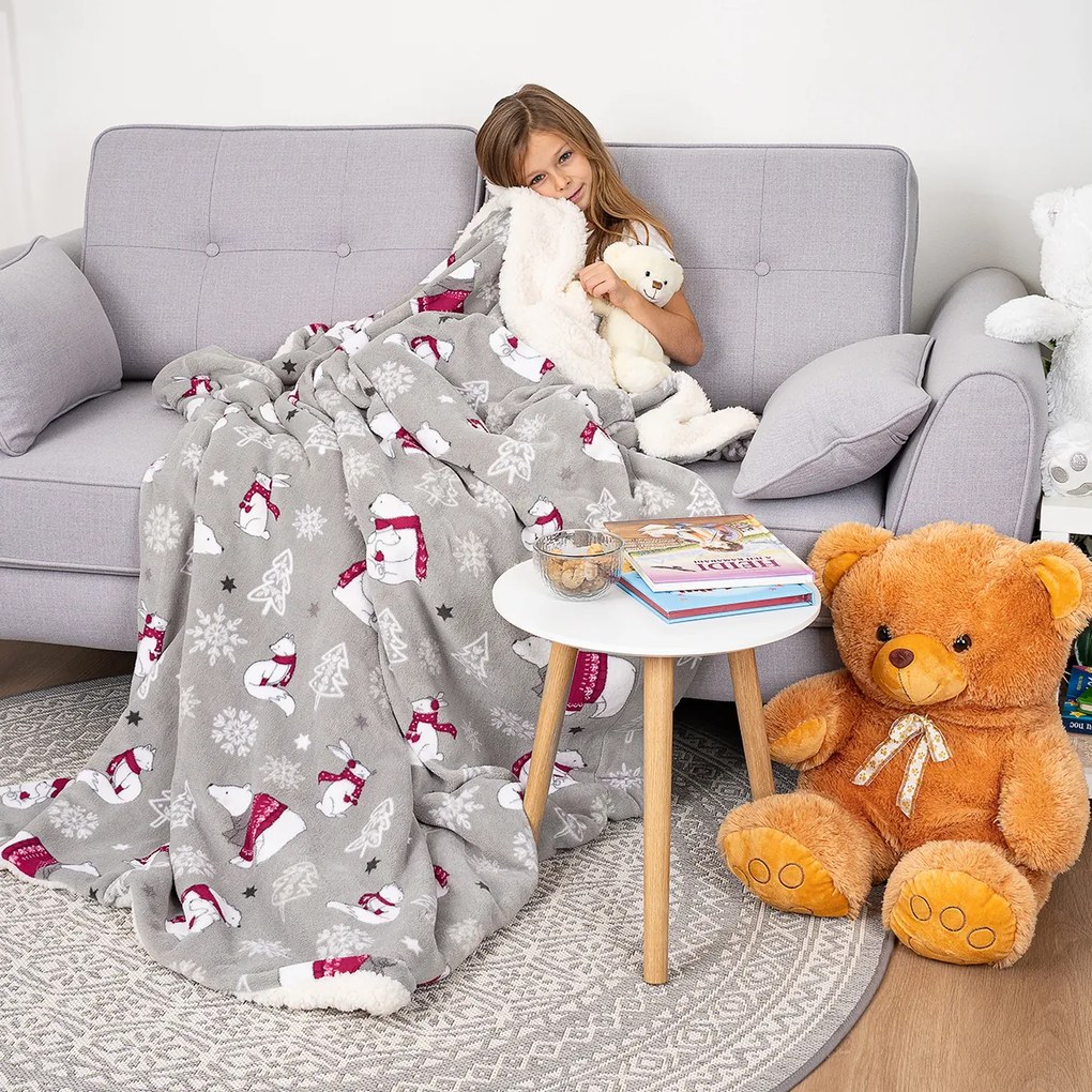Pătură imitație blăniță 4Home Arctic Snuggles, 150 x 200 cm